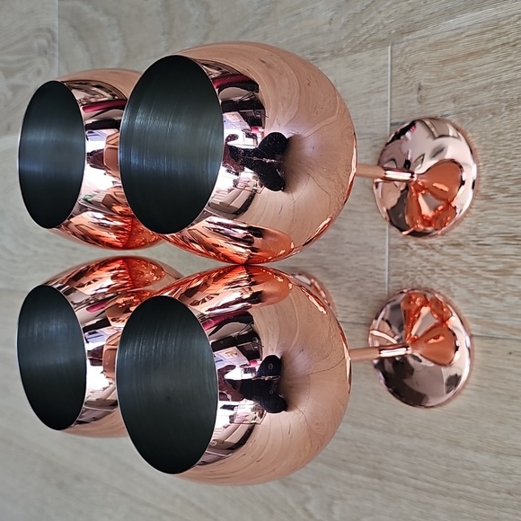 NWOB Latin Gin Copper Glasses set of 4 - Picture 3 of 5